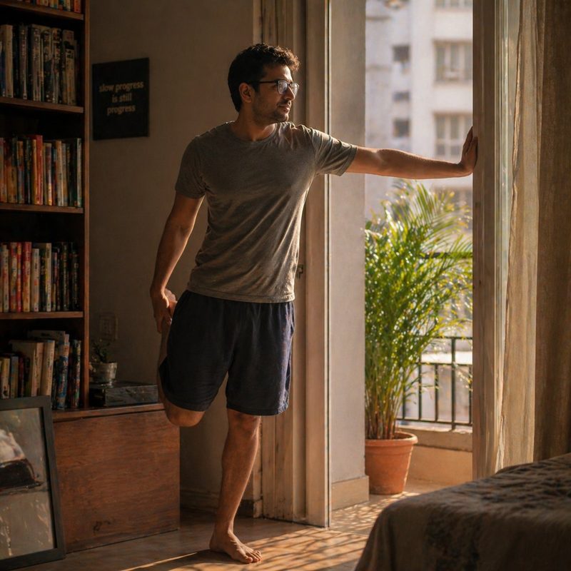 Amit Kumar, software engineer with chronic back pain